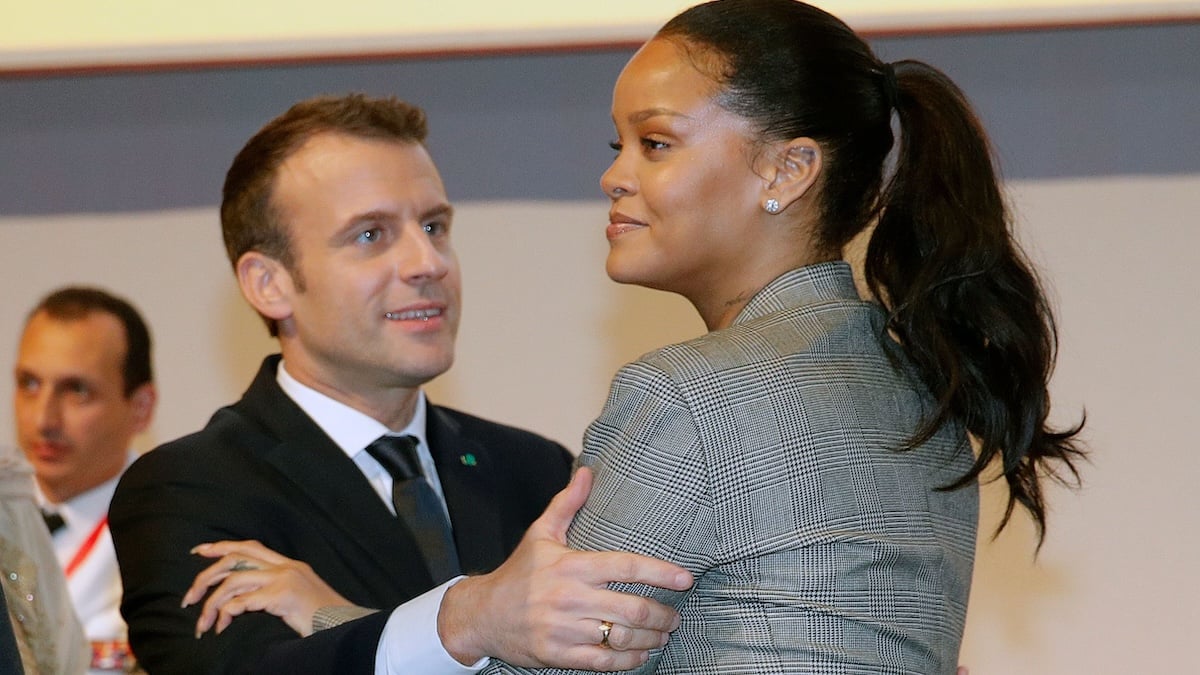Rihanna décrit Emmanuel et Brigitte Macron comme des gens très humbles