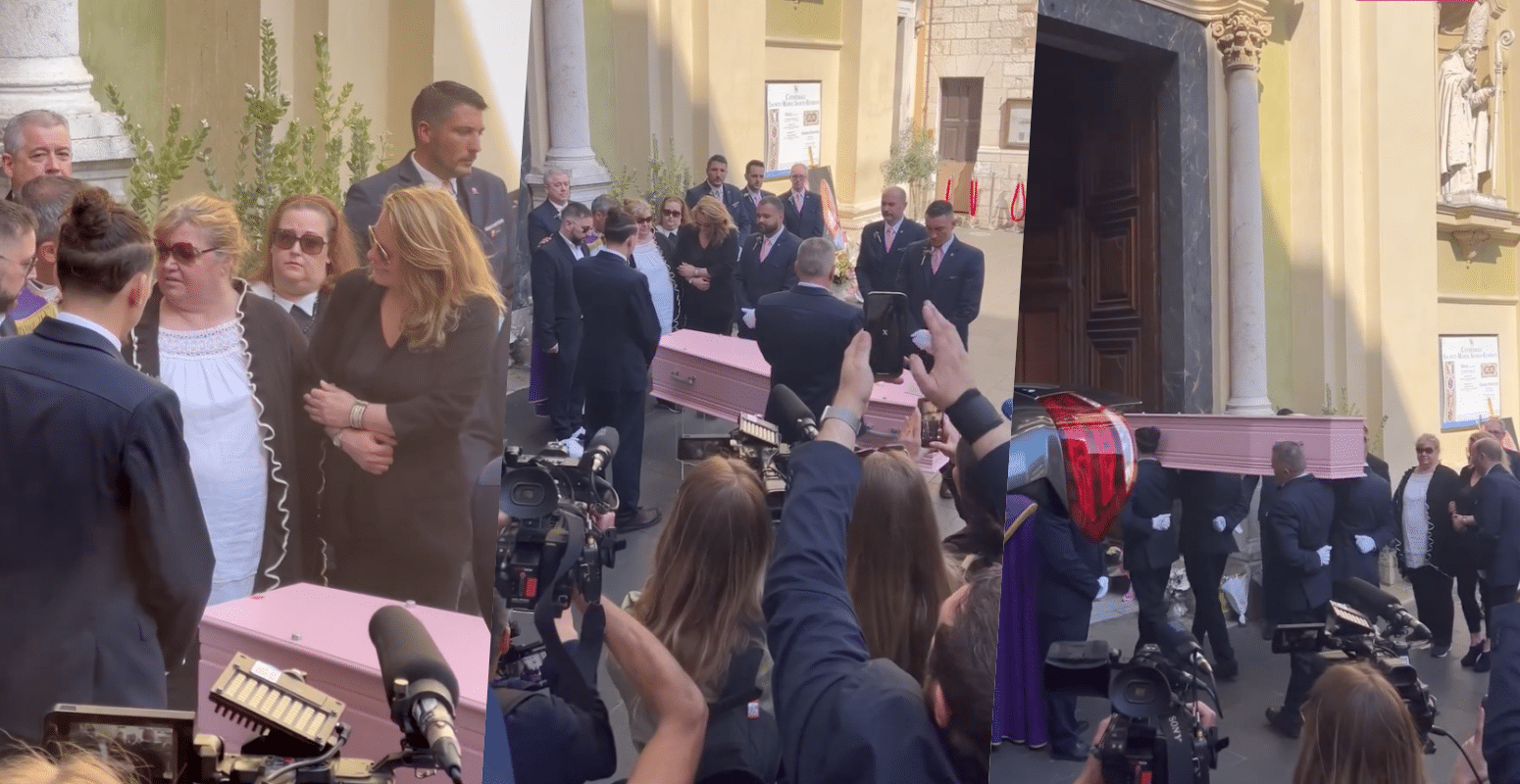 Exclu Public : obsèques de Loana, un cercueil rose pour l’occasion