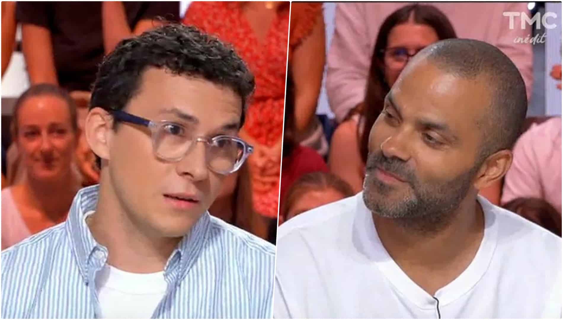"Je pourrai vous sucer debout…" : face à Tony Parker, le chroniqueur Louis Cattelat se lâche complètement sur le plateau de "Quotidien"