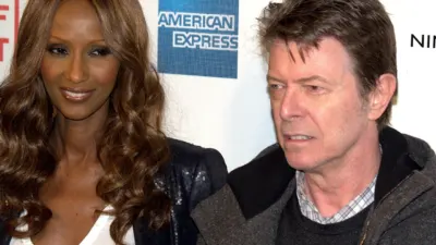 Iman et David Bowie lors d’une première au festival de Tribeca en 2009