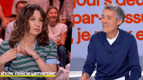 Valérie Lemercier en dit et en dévoile un peu trop sur sa poitrine dans Quotidien : Yann Barthès très gêné, "je ne vous demandais pas ça"