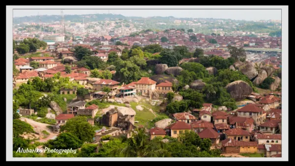 Vue d’Abeokuta dans l’État d’Ogun au Nigeria