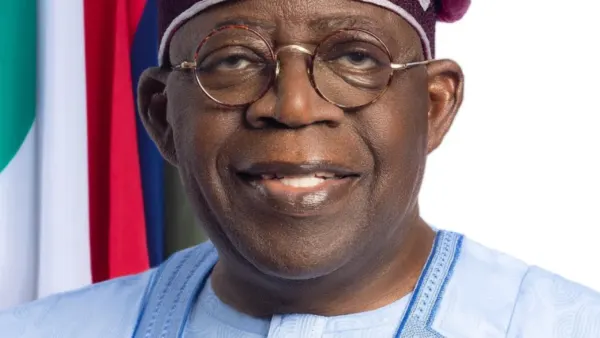 Portrait officiel du président nigérian Bola Tinubu