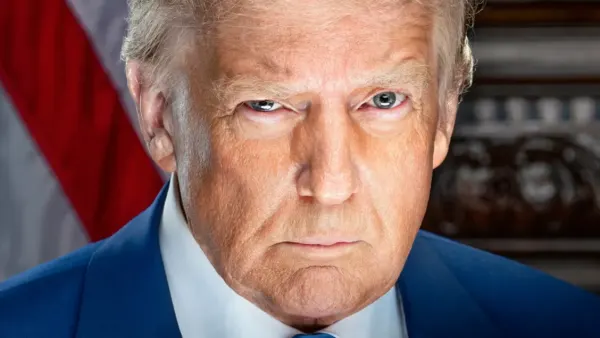 Portrait officiel de Donald Trump en janvier 2025