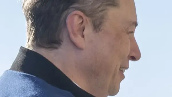 Portrait d’Elon Musk au Pentagone en mars 2025