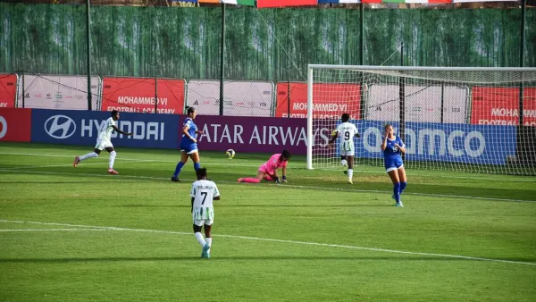 Les Flamingos du Nigeria lors du Mondial féminin U17 2025
