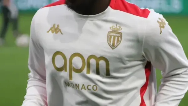 George Ilenikhena sous le maillot de l’AS Monaco en mai 2025