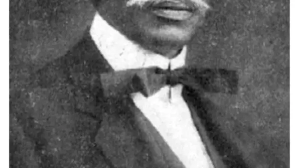 Portrait en noir et blanc de Herbert Macaulay vers 1900