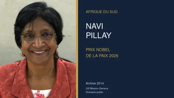 Portrait d’archive de Navi Pillay en 2014
