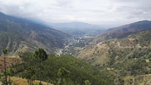 Vue de la vallée de Sacapulas dans le département du Quiché au Guatemala
