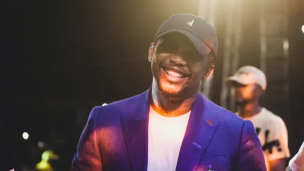 Samuel Eto’o lors d’un événement officiel à Yaoundé en février 2023