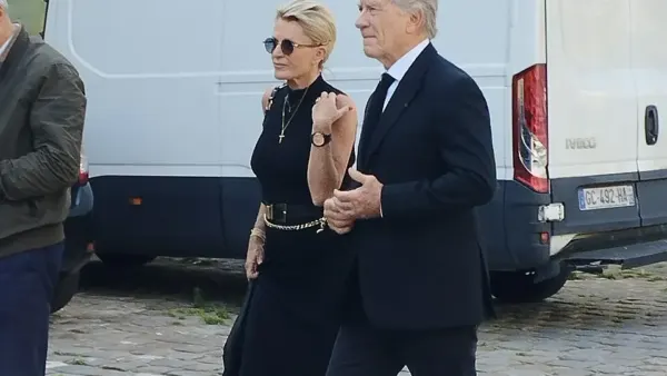 Sophie Davant et William Leymergie à Paris en juin 2025